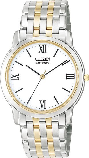 Citizen AR0014-52A Stiletto Two Tone White Dial Men's