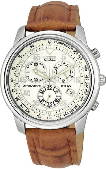 Citizen AT0120-37A Eco-Drive Chronograph Strap Men's