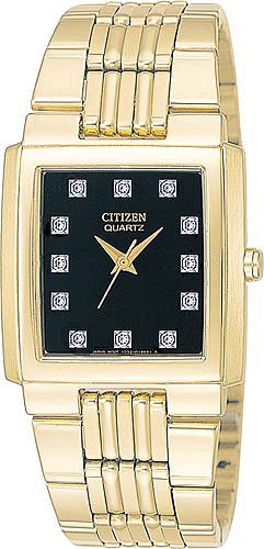 Citizen BA4042-59G Dress Bracelet Diamond Set Dial Men's