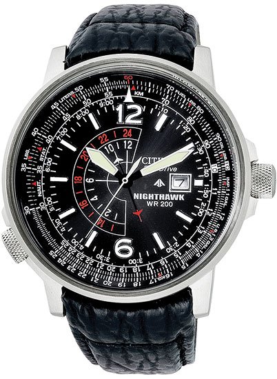 Citizen BJ7000-01E Eco-Drive NightHawk Strap Men's