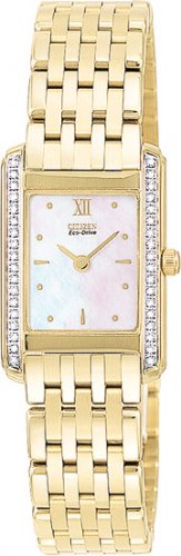 Citizen EG3022-51D Stiletto Diamond Gold Tone Ladies