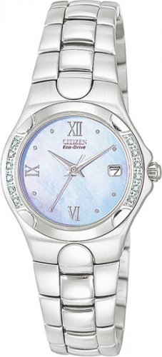 Citizen EW0240-53N Eco-Drive Corso Blue Mother of Pearl Diamonds Ladies