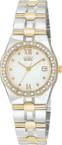 Citizen EW0484-59A Diamond Riva White Dial Ladies