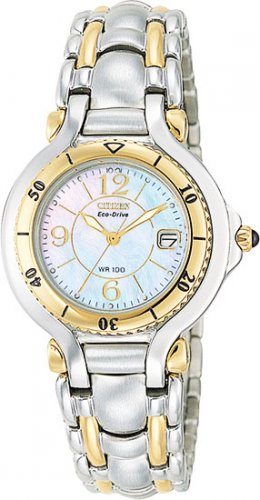 Citizen EW0584-54D Aviara Eco-Drive Two Tone Mother of Pearl Ladies