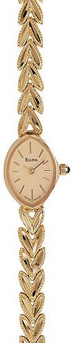 Bulova 95T22 14kt Gold Dress Watch Ladies