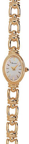 Bulova 95T24 14k Gold Ladies