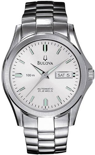 Bulova 96C24 Automatic Silver Dial Men's