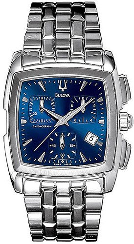 Bulova 96G26 Blue Dial Chronograph Men's