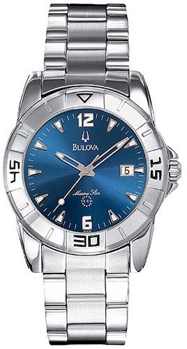 Bulova 96G30 Blue Dial Marine Star Men's