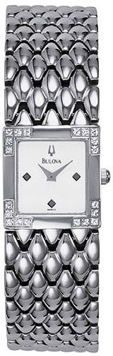 Bulova 96R03 Diamond Bezel Ladies