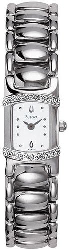 Bulova 96R06 Diamond Bezel Ladies