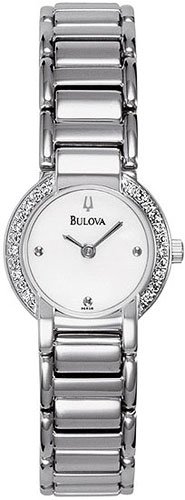 Bulova 96R08 12 Diamonds Ladies
