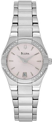 Bulova 96R17 Diamond Pink Dial Ladies