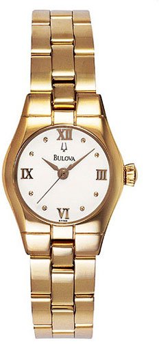 Bulova 97T88 Gold Tone Bracelet Ladies