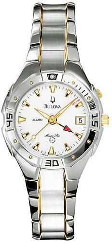Bulova 98U32 Alarm Marine Star Two Tone Ladies
