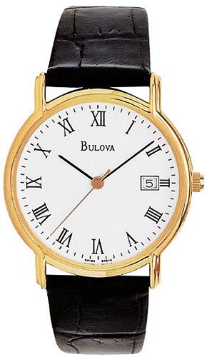 Bulova 97B13 Leather Strap Men's