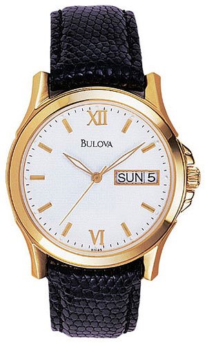 Bulova 97C45 Leather Strap Men's