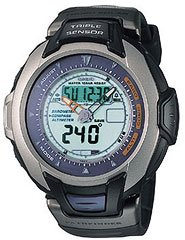 Casio PAG60-1AV Triple Sensor Pathfinder Solar Power Men's