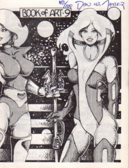 Book of Art no. 9 vintage mini comix 1980 SIGNED and Numbered