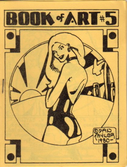 Book of Art no. 5 vintage mini comic 1980