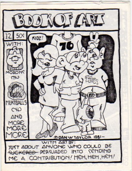 Book of Art no. 12 newave comix 1981