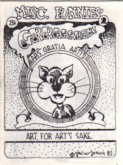 Misc. Funnies no. 2 newave comix 1981