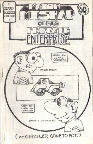 Major Mishap meets Private Enterprise newave comix 1980