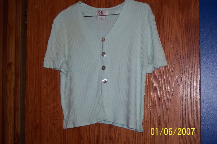 Light Bluesh green Shirt SZ 10