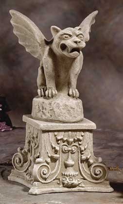 GARGOYLE ON PEDESTIAL