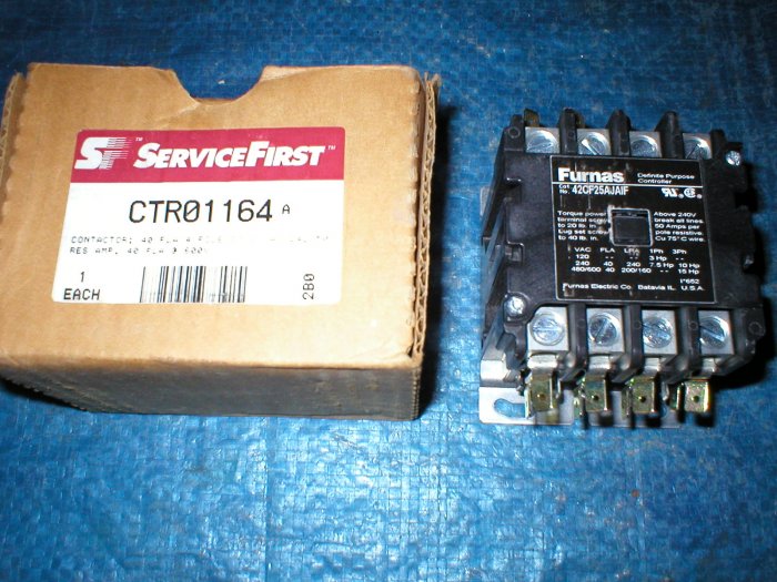 Contactor SERVICE FIRST #CTRO1164 Furnas #42CF25AJA1F