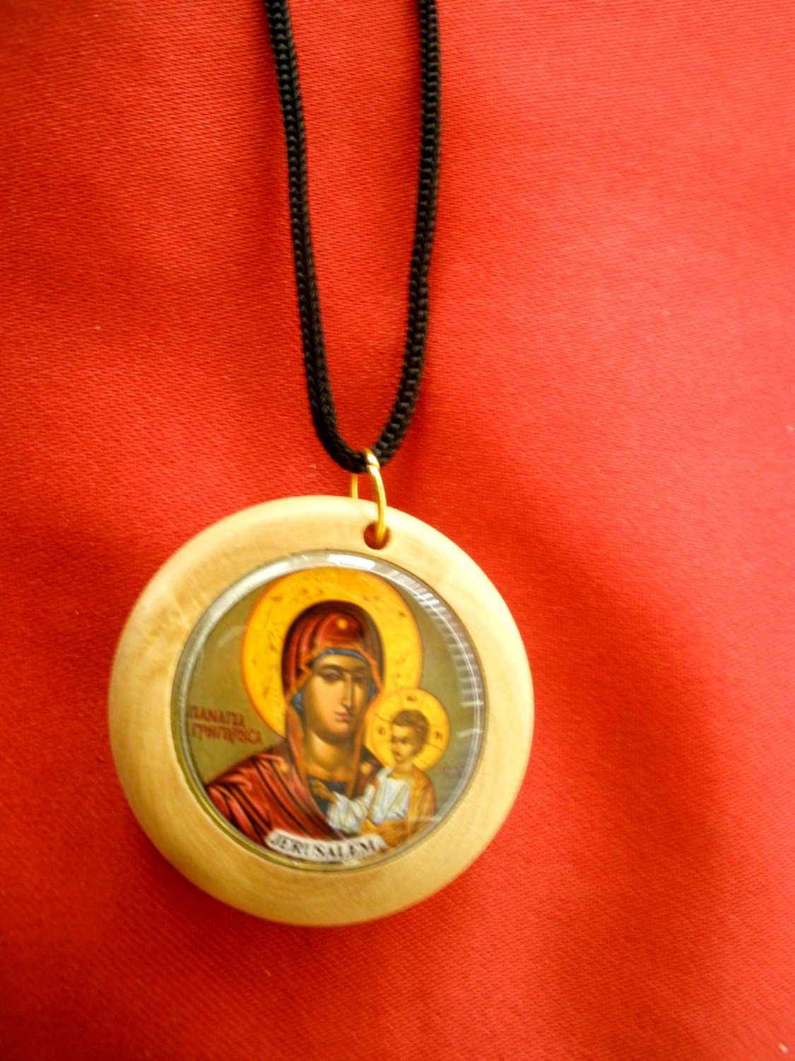 Icon Olive wood Necklace