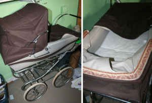 SILVER CROSS Pram Stroller Antique - Made in England