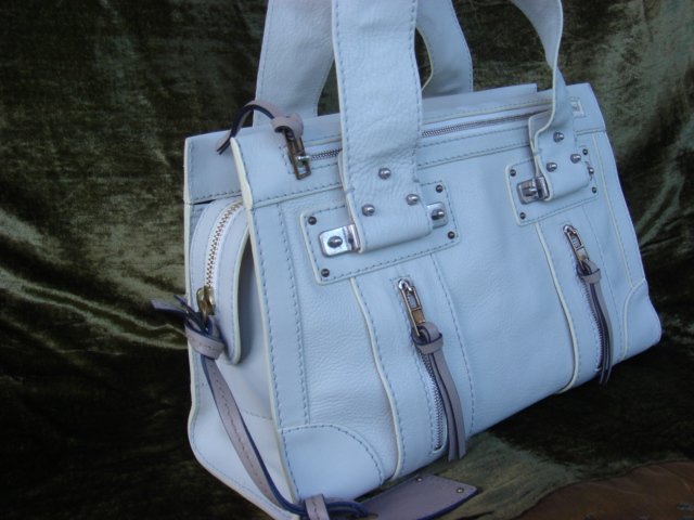 Chloe Blanc Leather Tote