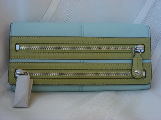 Coach Bonnie Leather Slim Envelope Wallet 42541