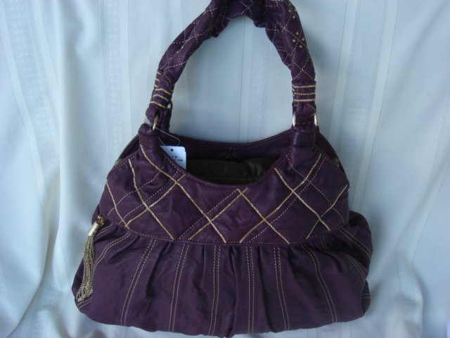 Laundry Purple Leather With Tassel GORGEOUS! $500+