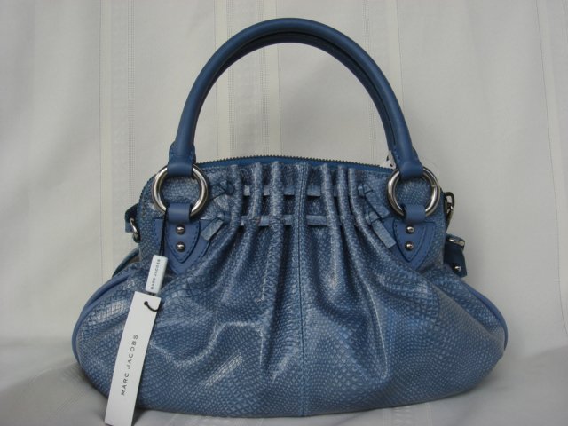 Marc Jacobs Small Cecilia Blue Leather $1,250++