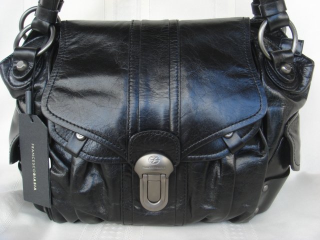 Francesca Biasia Hot Stuff Black Leather