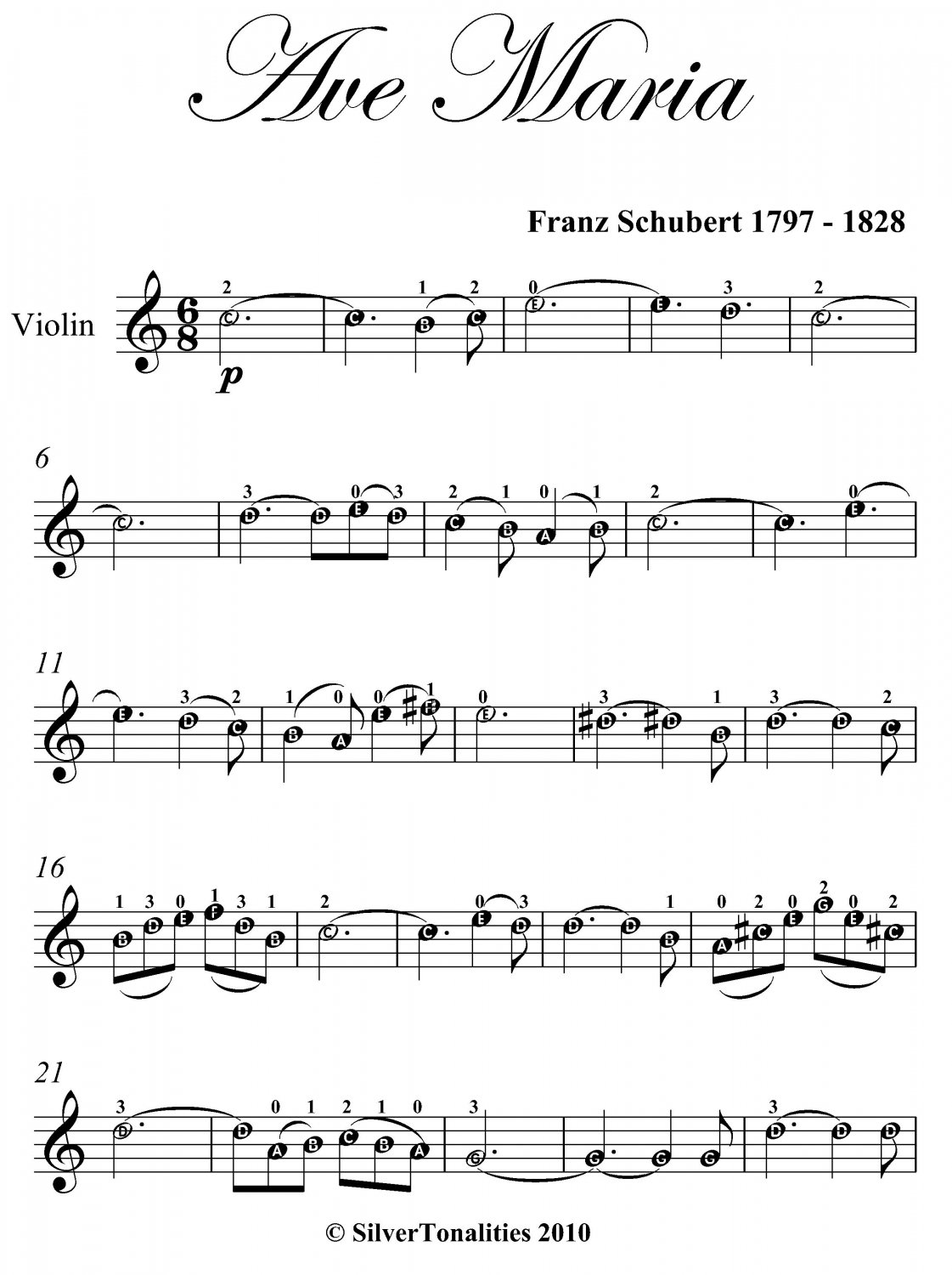 Ave Maria Schubert Pdf