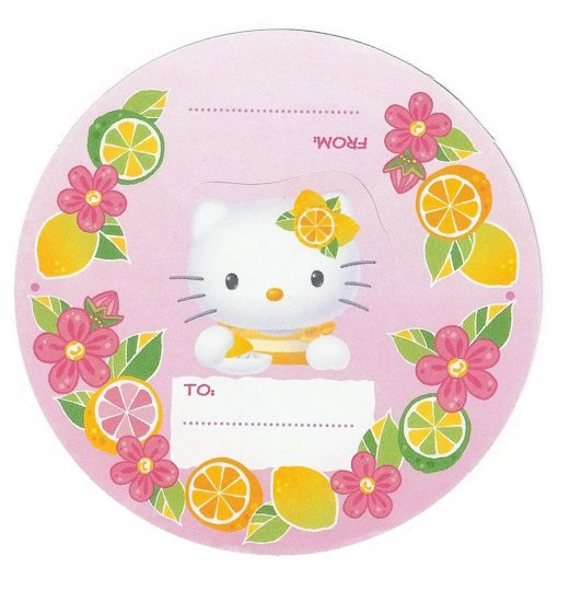 Hello Kitty Citrus Memo Sheets