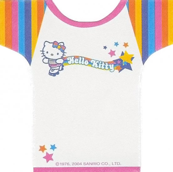 Hello Kitty T-Shirt Memo Sheets