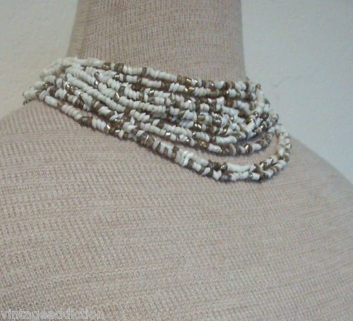 VintageFaux Opal Multi Layer Choker/Necklace
