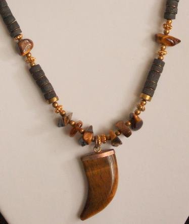 Vintage Southwestern Agate Stone Necklace/Pendant