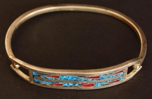 Vintage Alpaca Mexico Southwestern Bracelet