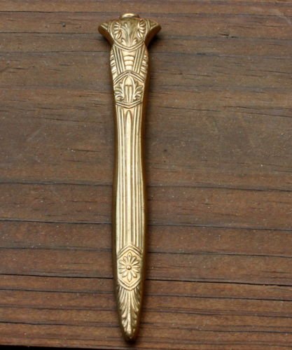 Vintage Antique Ornate Gold Tone Stick