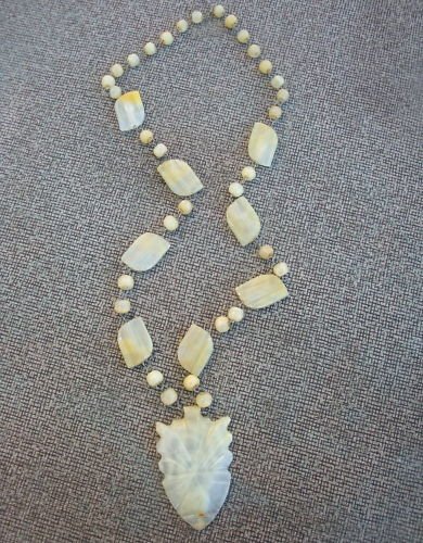 Vintage Deco Southwest Chunky Yellow Stone Necklace