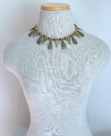 Vintage Chunky Budha Choker Statement Necklace