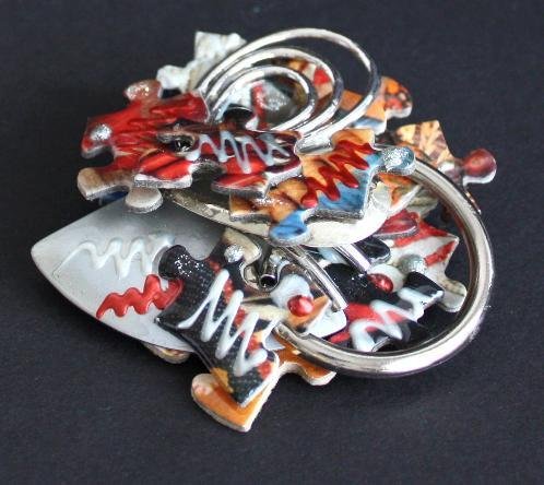 Vintage Art Deco Modernist Pin/Brooch