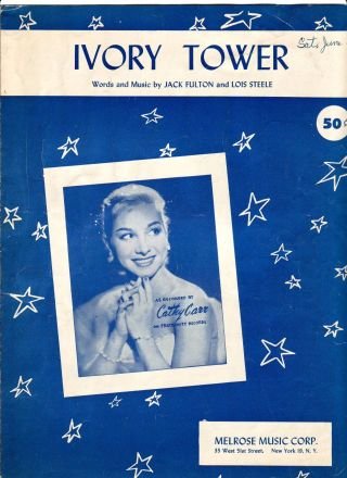 Ivory Tower Cathy Carr Sheet Music