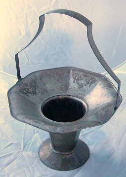 Homan Nickel Silver Basket Handle Numbered