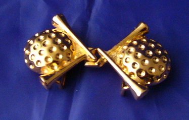 Ladies Golf Ball Tees Buckle signed Jeannie 1979